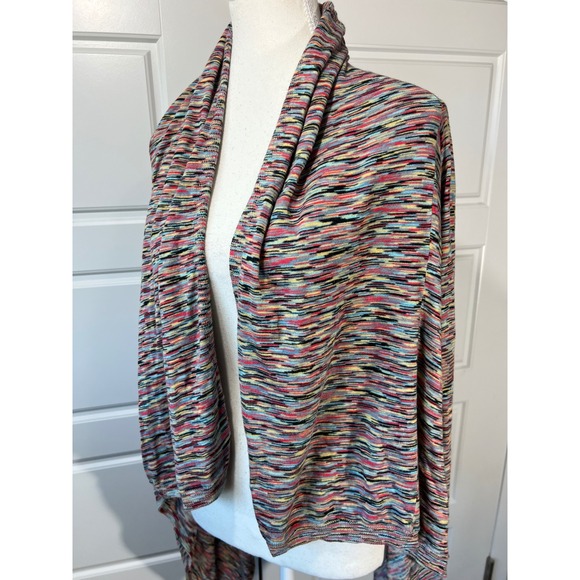 Anthropologie Stacia Open Front Cardigan Sweater Boho Colorful Knit Medium - Picture 5 of 10